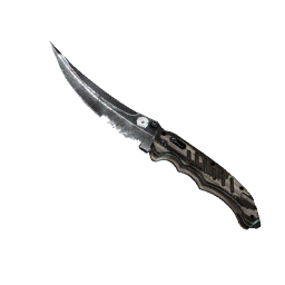 ★ StatTrak™ Flip Knife | Black Laminate logo